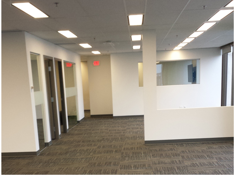 cleared office space